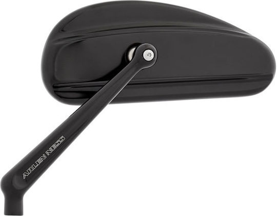 Arlen Ness Motorcycle Mirrors 2pcs Black