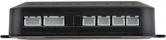 M-Tech Σύστημα Παρκαρίσματος Αυτοκινήτου με Buzzer και 4 Αισθητήρες 18mm σε Λευκό Χρώμα