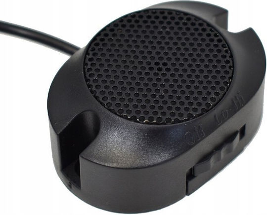 M-Tech Σύστημα Παρκαρίσματος Αυτοκινήτου με Buzzer και 4 Αισθητήρες 18mm σε Λευκό Χρώμα