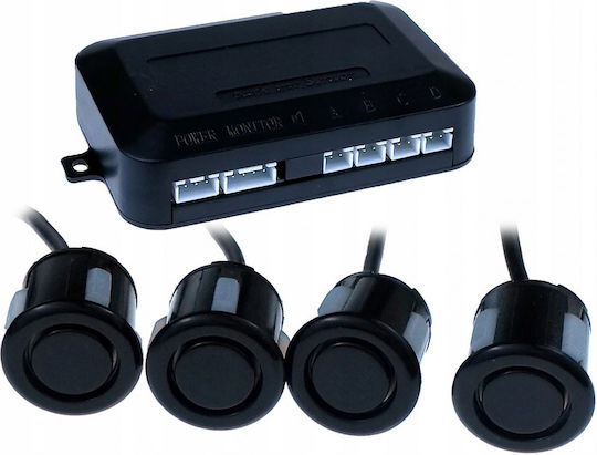 M-Tech Car Parking System with Buzzer and 4 Sensors 18mm in Black Color