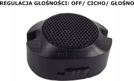 M-Tech Σύστημα Παρκαρίσματος Αυτοκινήτου με Buzzer και 4 Αισθητήρες 21.5mm σε Ασημί Χρώμα