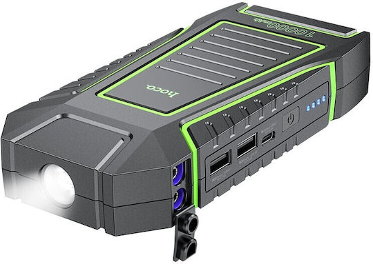 Hoco QS1 Portable Car Battery Starter 10000mAh with Power Bank USB Flashlight 12V
