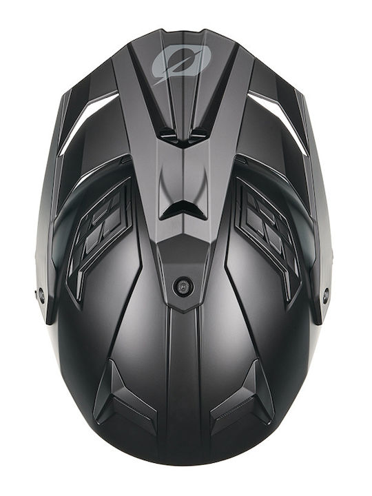 O'Neal DSRS Solid V.26 Black Matt Motorcycle Helmet Full Face ECE 22.06 with Sunvisor
