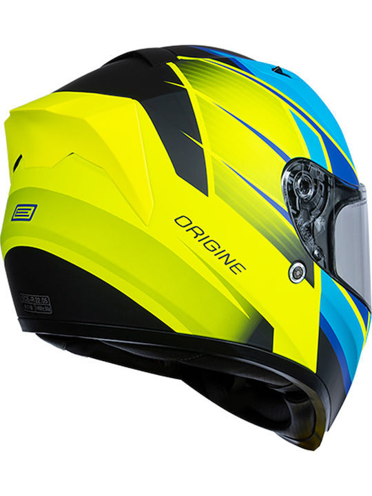 Origine FF Strada Matt Black / Blue Мотоциклетна каска Full Face ECE 22.05