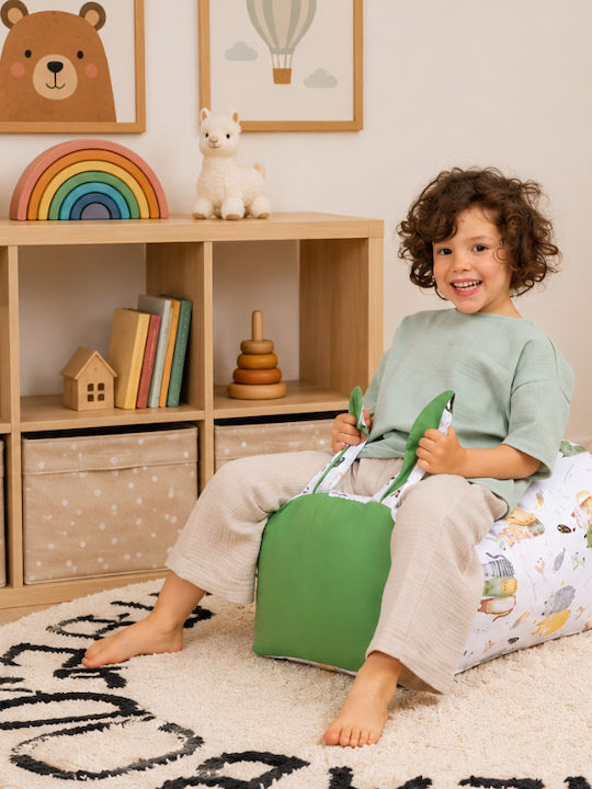Beanbag verde 50x30x26εκ.