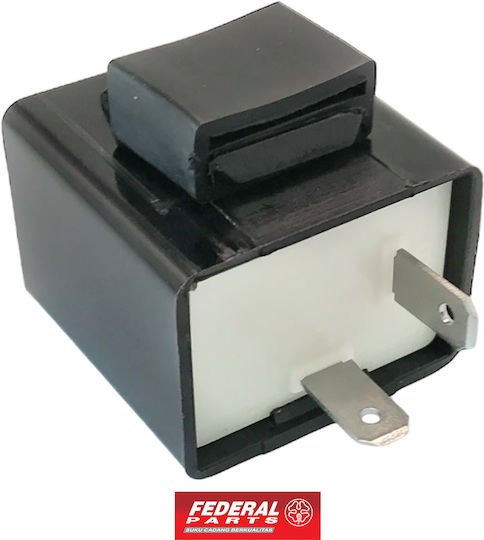 Federal Φλασέρ & Ρελέ Βαρελάκι Φλας 12V με 2 Ακίδες για Honda Grand