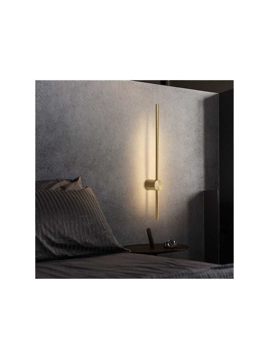 Jiju Lămpi de Perete Modern Tablou cu LED Integrat și Lumină Alb Natural Auriu 5x100x7cm