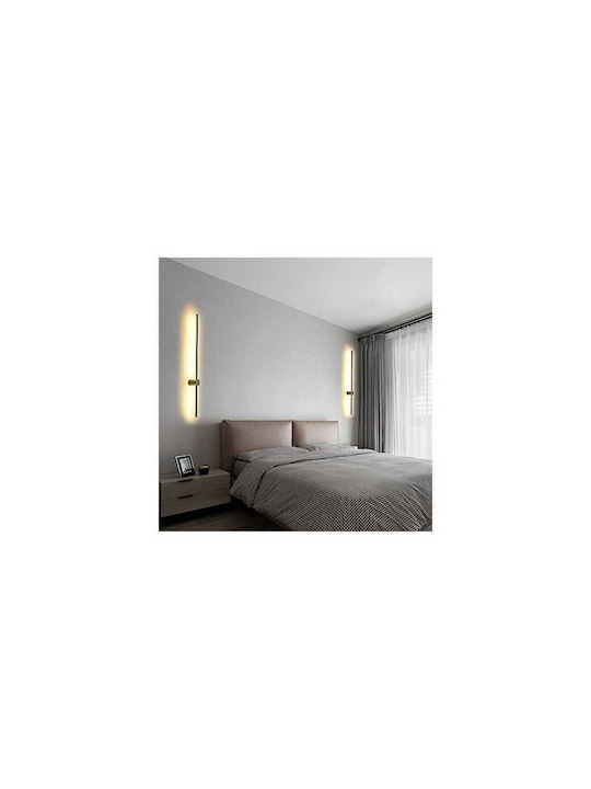 Jiju Lămpi de Perete Modern Tablou cu LED Integrat și Lumină Alb Natural Auriu 5x100x7cm