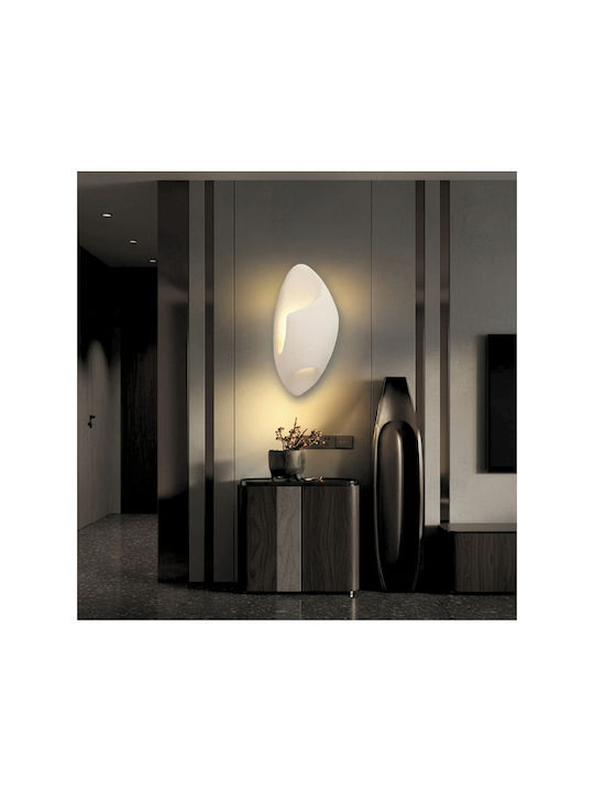 Lightplanet Lampă de Perete Modernă cu LED Integrat și Lumină Alb Cald Gri