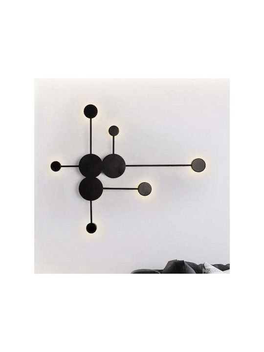 Jiju Tablou Modern cu LED Integrat Negru