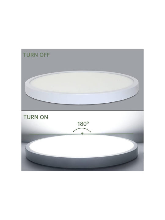 Jiju Lampă de Perete cu LED Integrat și Lumină Albă Naturală