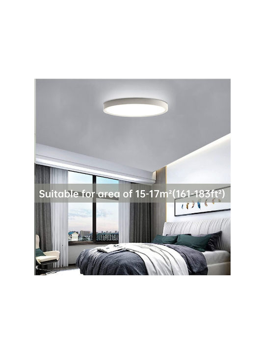 Jiju Lampă de Perete cu LED Integrat și Lumină Albă Naturală