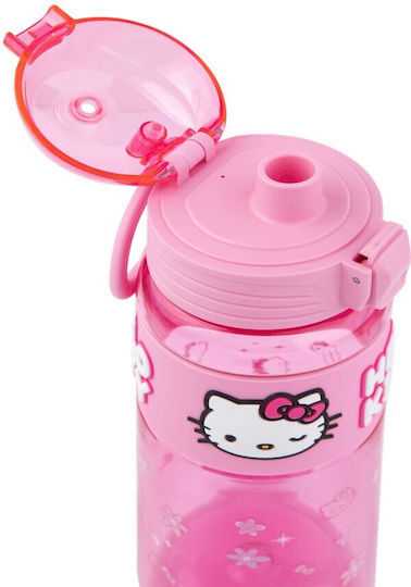 Colorino Sticlă Pentru Copii Hello Kitty Roz 750ml