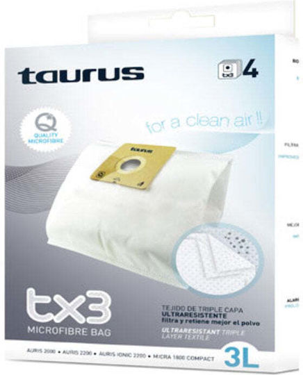 Taurus Торбички за прахосмукачка 5 бр Съвместими със Смукачка Taurus