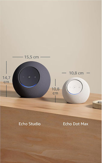 Amazon Echo Studio Smart Gateway Wi-Fi / Bluetooth / Zigbee Συμβατό με Alexa