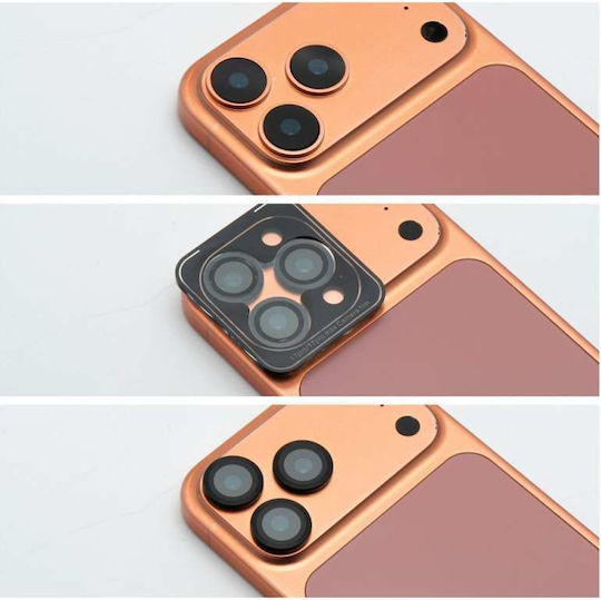 Blue Star Camera Protection Tempered Glass Black for iPhone 17