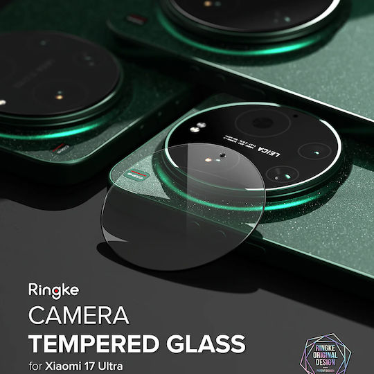 Ringke Protector Glass 2 Pack Προστασία Κάμερας Tempered Glass Διάφανο για το Xiaomi 17 Ultra