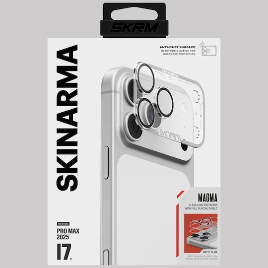 Skinarma Protecție Cameră Tempered Glass Gray pentru iPhone 17 Pro Max