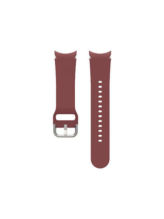 Sonique Silikon Tragbares Band Burgundisch für Galaxy Watch4/5/6/7/FE/4 Classic/6 Classic/5 Pro