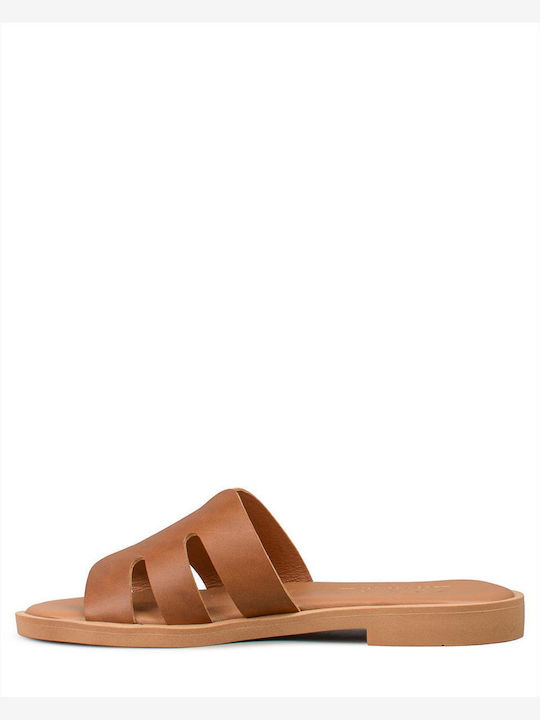 Women's Flat Sandals Brown VENUS-61162 Camel