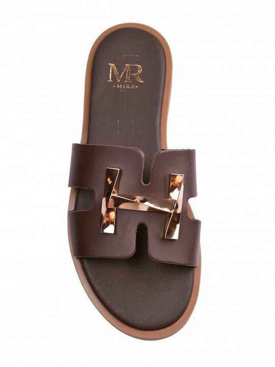 Women's Flat Sandals Brown
