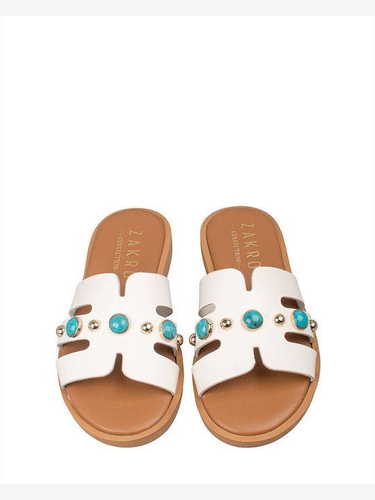 Women's Flat Sandals White VENUS-61151 White