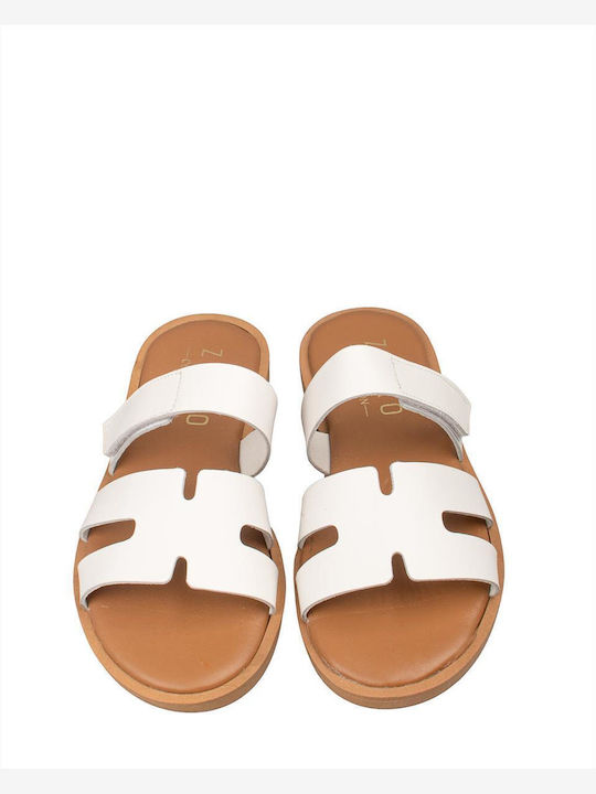Women's Flat Sandals White VENUS-61156 White