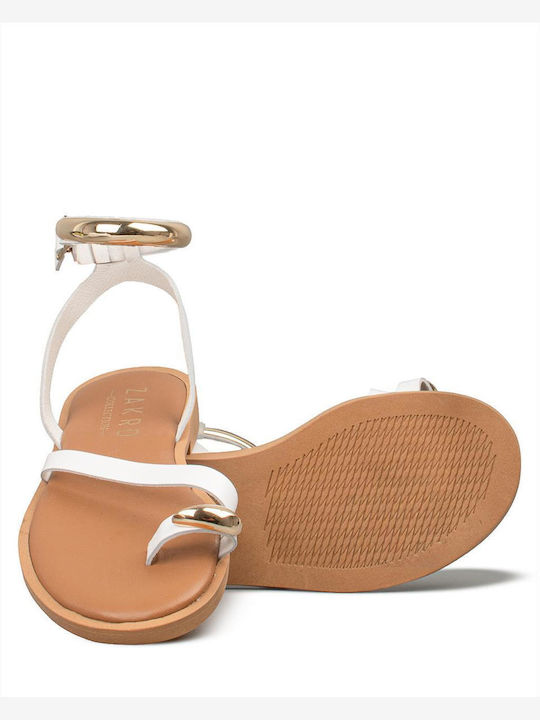 Women's Flat Sandals White VENUS-61161 White