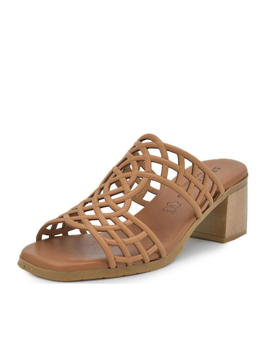 Leather Tabac Brown Sandals