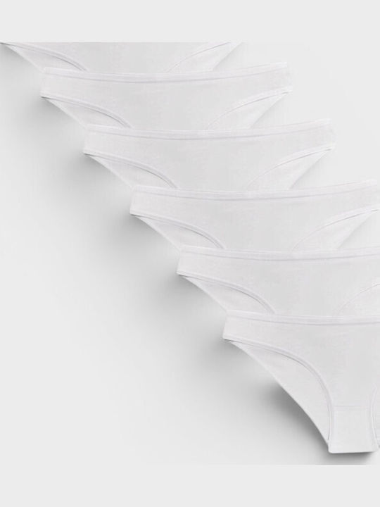 Γυναικεία Slip MultiPack Λευκά
