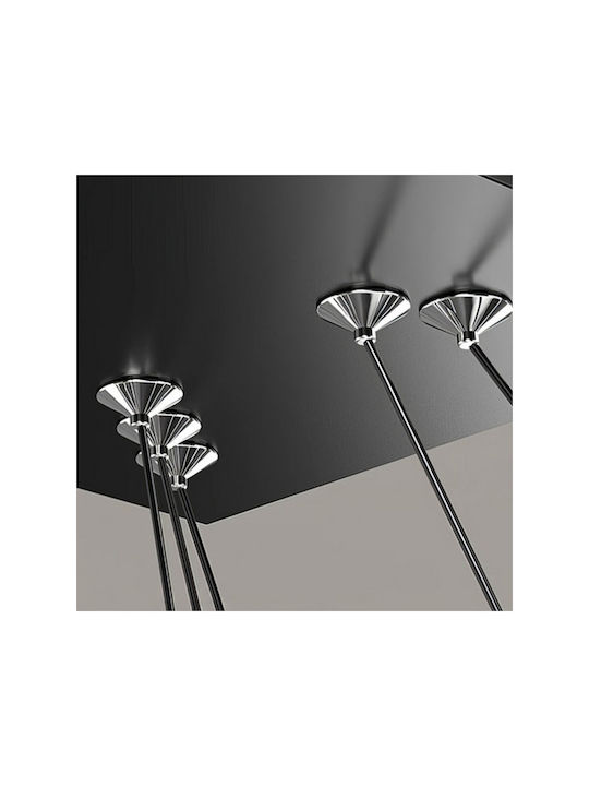 Jiju Lumini Suspendate Negru LED