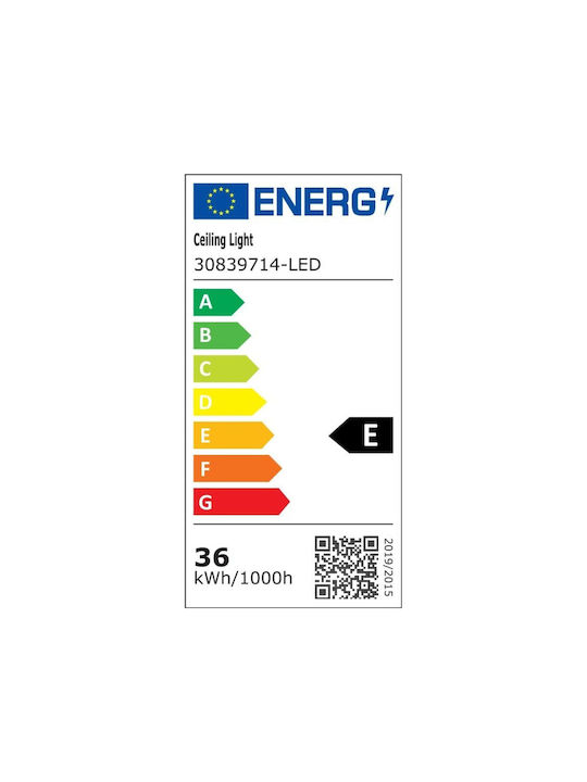 Jiju Lumini Suspendate LED Cu Lumină Alb Natural 63x63cm