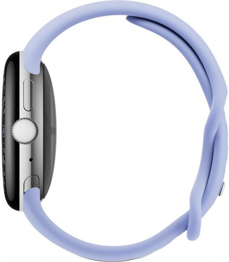 Google Pixel Watch 4 Aluminium 41mm with Heart Rate Monitor (Polished Silver Aluminium Case/Iris Active Band)