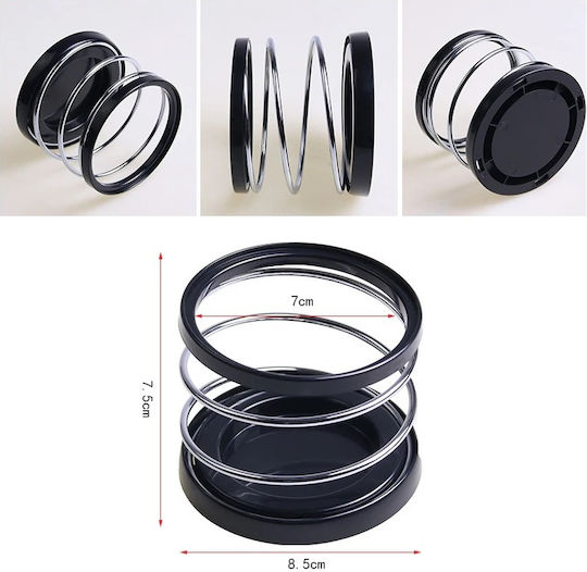 Car Cup Holder 1 Slot Adhesive Tape Black