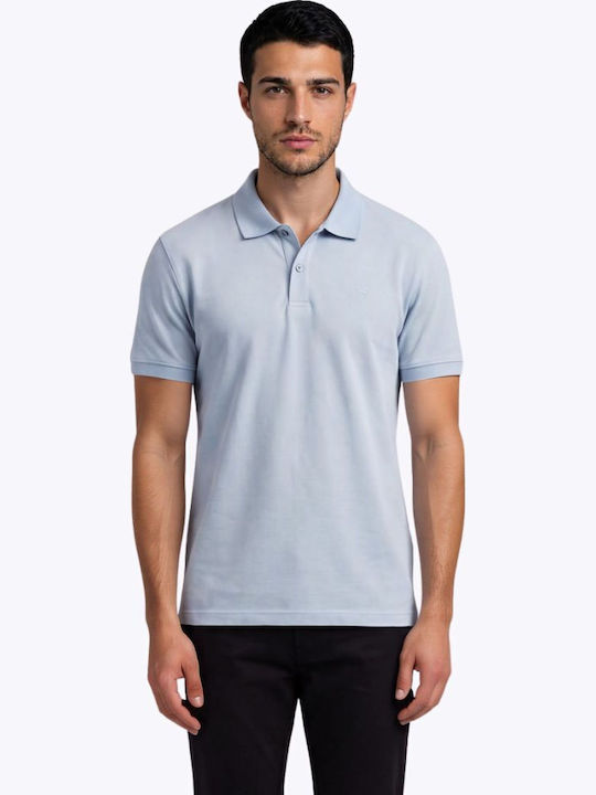 Herrenblusen Kurzarm Polo Grau