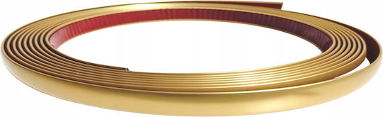 Decorative Matte Gold Flexible Molding 12mm Gold Self-adhesive Strips 5 Meters