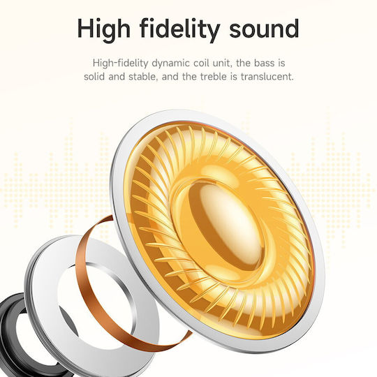 Hoco EQ3 In-ear Bluetooth Handsfree Earphones with Charging Case Beige