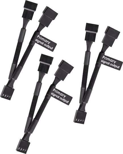 Thermaltake 4-Pin pwm - 4-Pin pwm Cable 0.11m Black AC-060-CO1OTN-F1