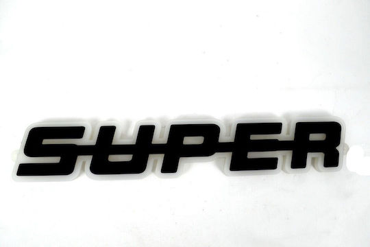 Декоративен Знак 3d Led Super 24v Оранжево Светлина 400mm X 70mm Scania S R P G L Fzmar496