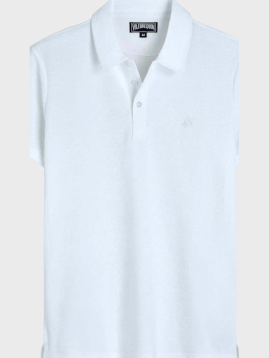 Polo Herrenbluse Weiß