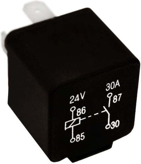 Autoline Car Relay 5 pin 12/24