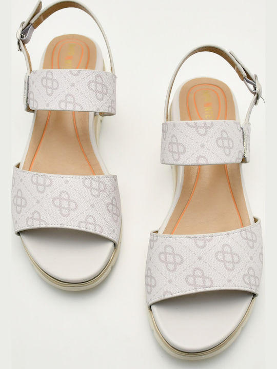 Lucia Anatomic Women's Summer Platforms Beige