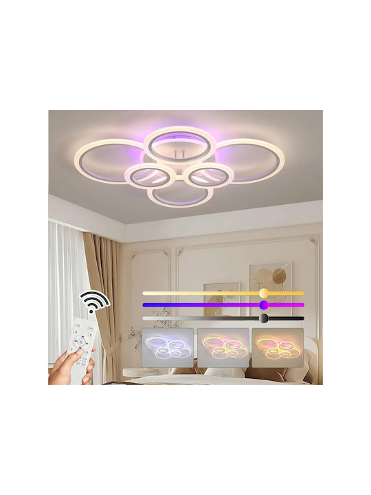 Lightplanet Πλαφονιέρα 80εκ. LED με Τηλεχειριστήριο