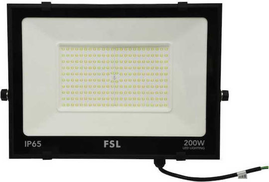 Jiju Proiector LED 200W Alb Rece 6500K