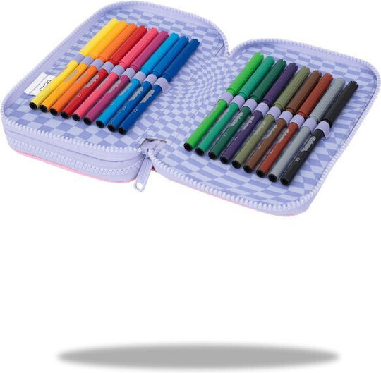 Coolpack Jumper 2 Κασετίνα Γεμάτη Ροζ
