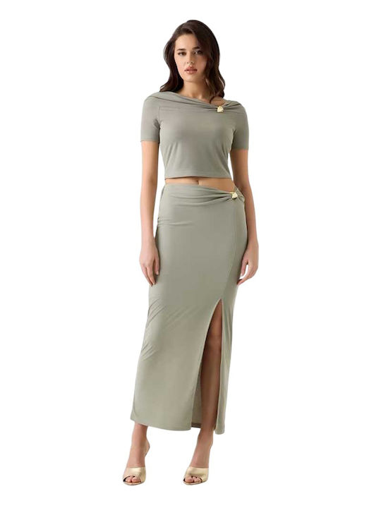 Midi Skirt Green