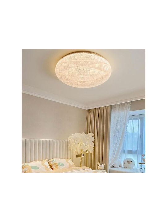 Lightplanet Plafonieră de Tavan 23cm Albă cu LED Integrat și Telecomandă
