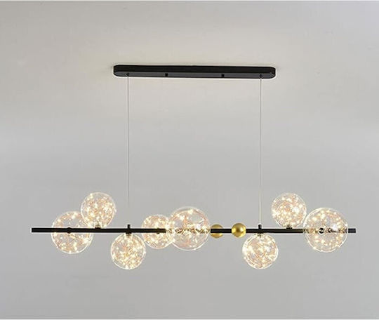 Jiju Висящо Осветително Тяло Прозрачно LED