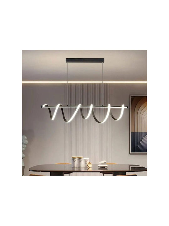 Jiju Lumini Suspendate Negru LED Cu Lumină Alb Natural