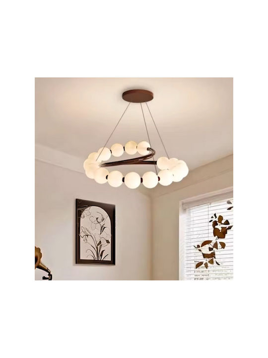 Lightplanet Висящо Осветително Тяло Бяло LED с Студено Бяла Светлина